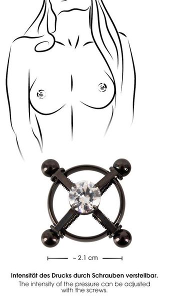 Bad Kitty Nipple Jewellery bla zdjęcie 8