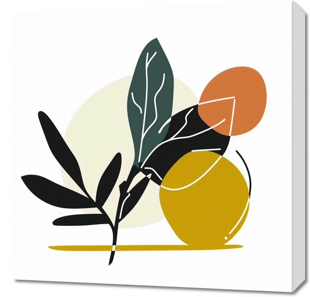 Obraz 60x60cm Elegancka Flora zdjęcie 1