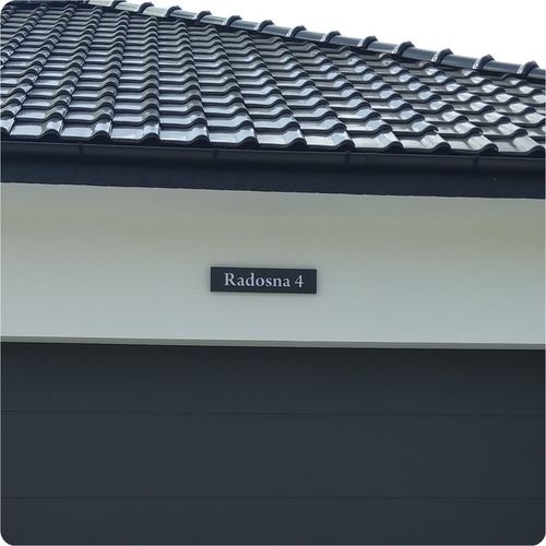 Podświetlany numer domu tabliczka tablica adresowa adres 1R LED 66x15 cm na Arena.pl