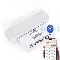MUNBYN Drukarka Bluetooth Termiczna A4 203DPI