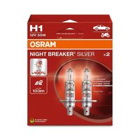OSRAM Żarówki H1 Night Braker SILVER +100% Eko - 2szt
