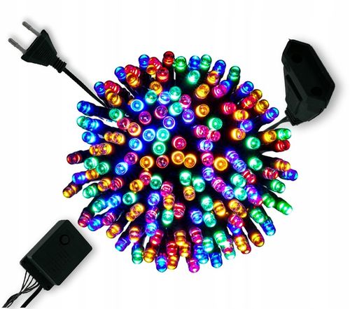 Lampki CHOINKOWE 300 LED MULTIKOLOR zewnetrzne/wewnetrzne z programatorem na Arena.pl