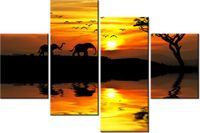 140CM 70 OBRAZ AFRYKA ŚCIENNY