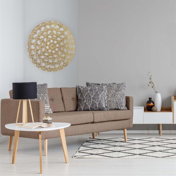 Dekoracja ścienna Mandala 70cm złota zdjęcie 2