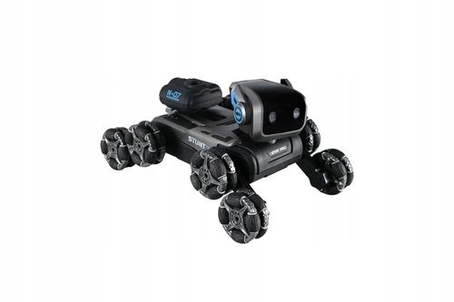 Zdalnie Sterowany Pies Robot 8 Kół Gesty Muzyka Para Wodna Obrót 360 LED na Arena.pl