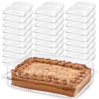 Pojemniki PET przeźroczyste na ciasto 50szt ta2057