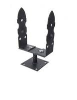 podstawa słupa regulowana 0-165mm na kwadrat retro - lbs kw 160 r