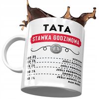 Kubek Dla Taty Ojca Na Dzień Taty Na Prezent Z Nadrukiem Ze Zdjęciem