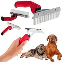 SZCZOTKA ZGRZEBŁO DLA PSA GRZEBIEŃ DO SIERŚCI DUŻA