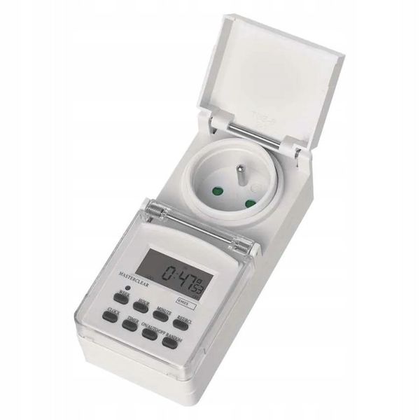 CYFROWY PROGRAMATOR CZASOWY EMOS P5507 IP44 ZEWNĘTRZNY zdjęcie 3