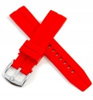 Pasek Expedition - Silikon (A559) czerwony stalowa kl.