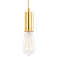 Kabel wiszący MODERNA DS-M-038 GOLD Italux metalowa OPRAWKA industrialny ZWIS przewód złoty