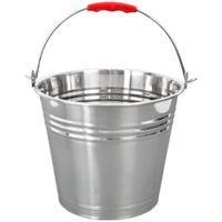 Wiadro Stalowe Metalowe z Rączką Gospodarcze Przemysłowe Ogrodowe 14L