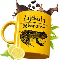 Złoty Kubek Premium Dla Dekoratora Prezent Z Nadrukiem Ze Zdjęciem