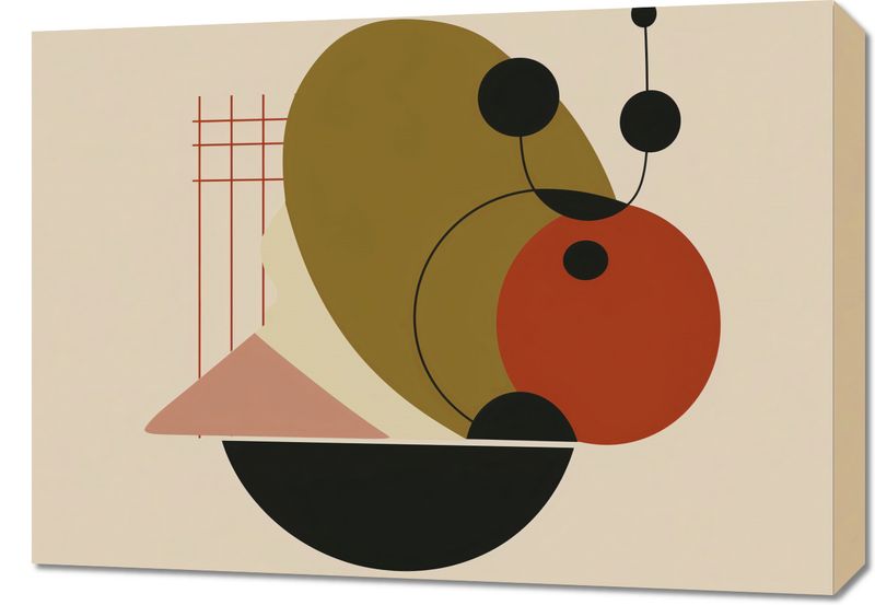 Obraz 70x50cm Geometryczny Balans zdjęcie 1