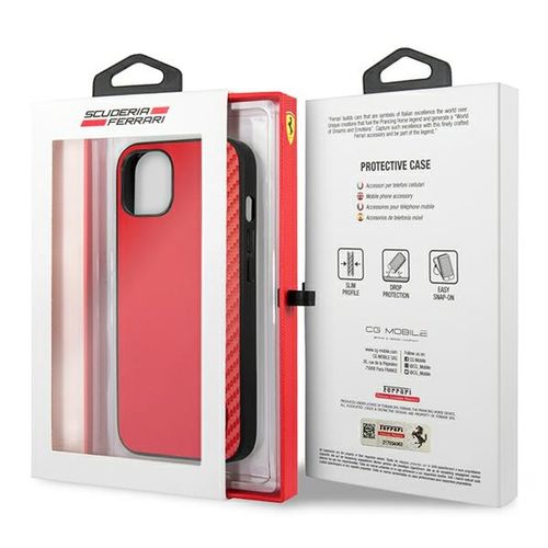 Etui Ferrari do iPhone 13 mini, Czerwony na Arena.pl