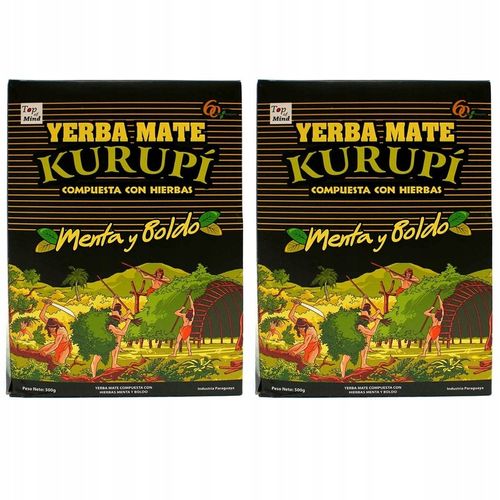 Yerba Mate Kurupi Menta Boldo 2x500g na Arena.pl