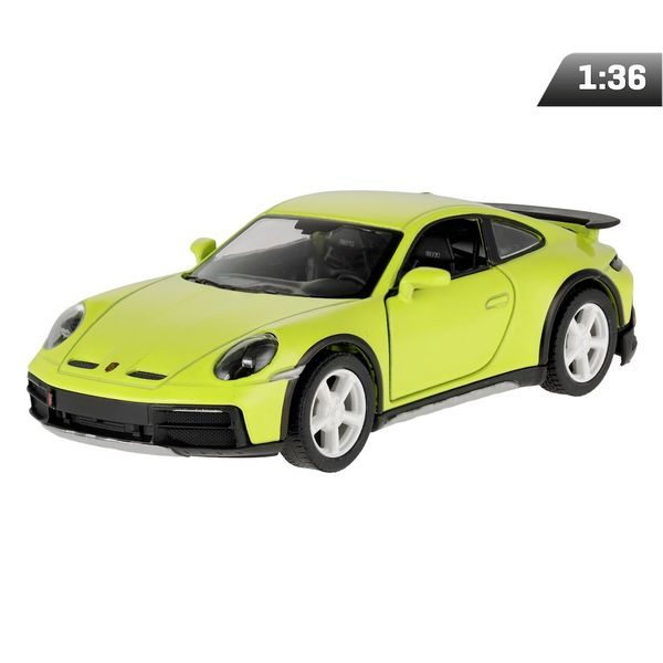 Model 1:36, Porsche 911 Rallye, żółty zdjęcie 1