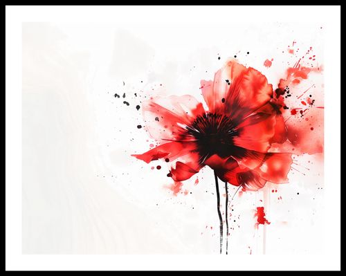 Plakat 65x50cm Płynna Akwarela na Arena.pl