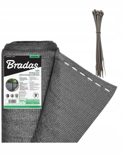 SIATKA CIENIUJĄCA 90% OSŁONA OGRODZENIE PŁOT BALKON 1,2x25m SZARY/ANTRACYT na Arena.pl