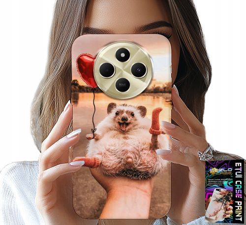 ETUI DO XIAOMI REDMI 14C 4G - Z NADRUKIEM SŁODKI JEŻYK PIGMEJSKI, CASE na Arena.pl