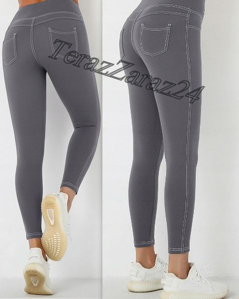 LEGGINSY BEZSZWOWE ELASTYCZNE GETRY bambus XL/2XL zdjęcie 6