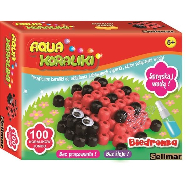 ND38_A204 Aqua Koraliki biedronka zdjęcie 2