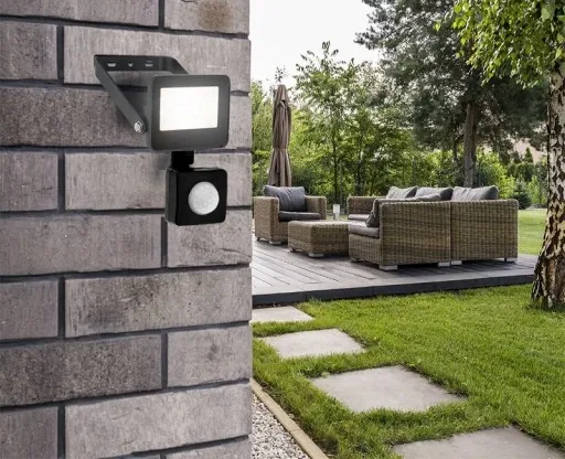 Naświetlacz Halogen LED 10W z Czujnik Ruchu i Zmierzchu Reflektor zimny zdjęcie 5