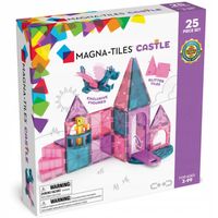 MAGNA-TILES Klocki Magnetyczne Konstrukcyjne Zamek 25 elementów