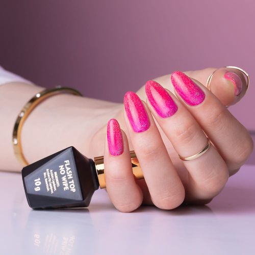 Top hybrydowy no wipe Flash MollyNails 10g na Arena.pl