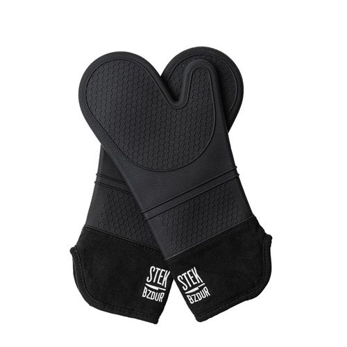 Rękawice Kuchenne Grillowe Stek Bzdur Silikonowe Żaroodporne Długie na Arena.pl