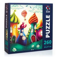 puzzle bajkowe miasto 260 el. dla dzieci dt200-03