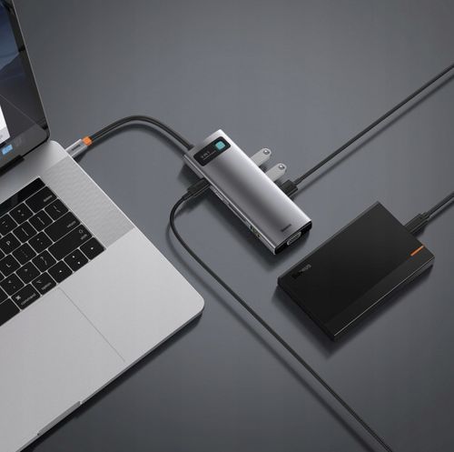 BASEUS ADAPTER HUB USB-C 3xUSB HDMI 9w1 RJ45 SD na Arena.pl