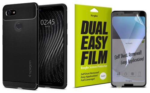 ETUI SPIGEN RUGGED ARMOR PIXEL 3 + 2X FOLIA RINGKE na Arena.pl