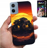 ETUI DO MOTOROLA E15 / G05 - MONSTERTRUCK, CIĘŻARÓWKA, WZORY + FOLIA