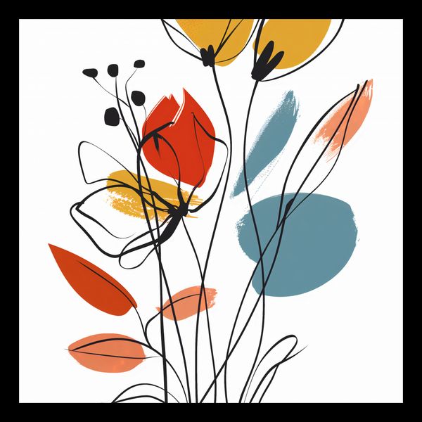 Plakat 20x20cm Ogród przy Lecie zdjęcie 2