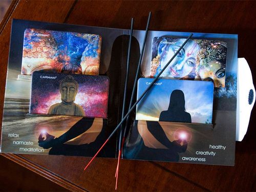 Kpl. 4 podkładek korkowych - Joga (CARMANI) na Arena.pl