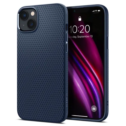Etui Spigen Liquid Air na iPhone 14 Plus - niebieskie na Arena.pl
