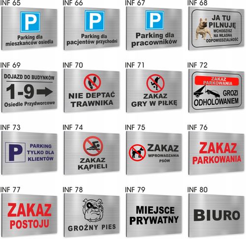 Tabliczka Znak BHP TEREN PRYWATNY na Arena.pl