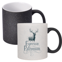 Espresso Patronum - magiczny kubek z brokatem dla fanów filmu Harry Potter