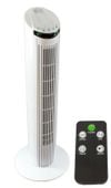 WENTYLATOR KOLUMNOWY PODŁOGOWY PILOT TIMER SREBRNY 50W 74CM