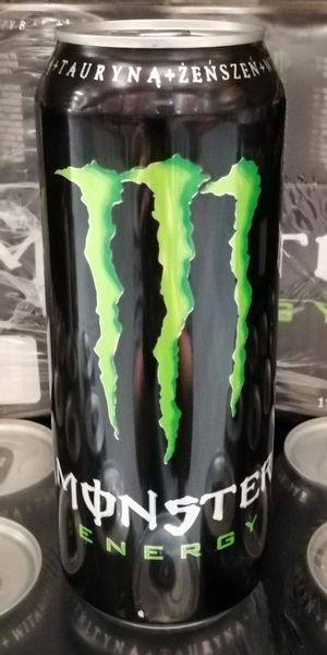 Monster Ennergy Drink Czarny 500ml zdjęcie 1