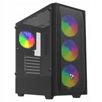 Obudowa do komputera Savio Noctis Flow RGB X1 Midi Tower ATX Okno Czarna