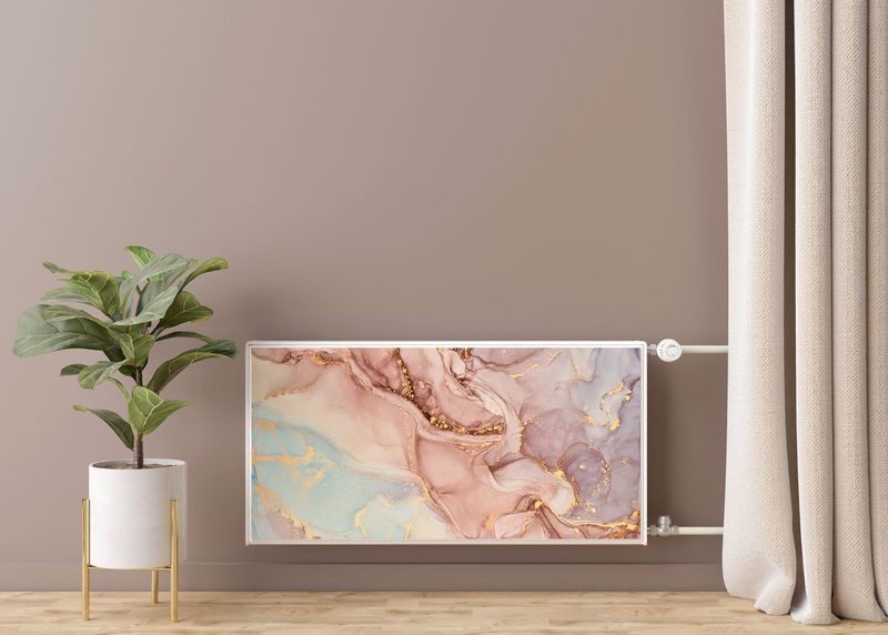 Mata MAGNETYCZNA Na Kaloryfer Kolorowy Marmur Abstrakcja 90cm x 60cm zdjęcie 7