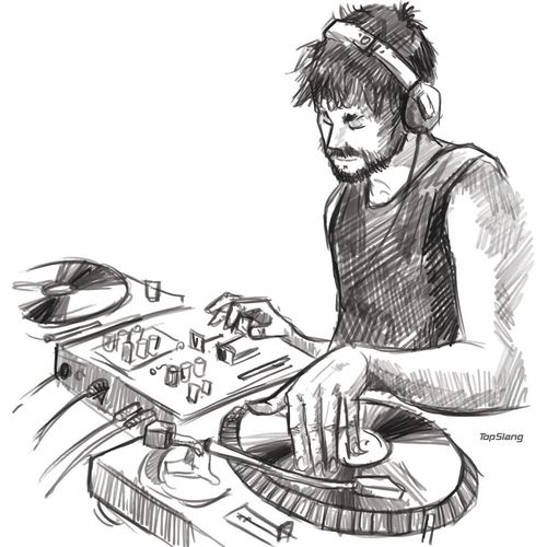 Koszulka z konsolą DJ-em męska biała REGULAR XXL na Arena.pl