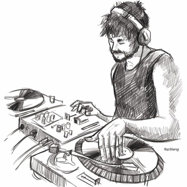 Koszulka z konsolą DJ-em męska biała REGULAR XXL zdjęcie 2