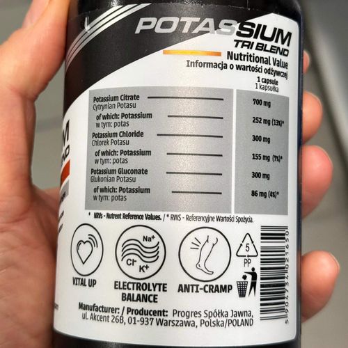 Human Code - Potassium Tri Blend - 90 weg. kaps. na Arena.pl