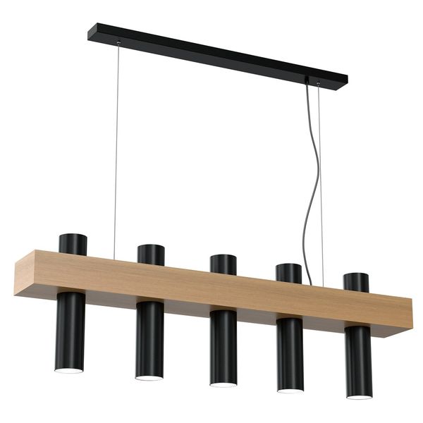 LAMPA WISZĄCA WEST BLACK 5XGU10 zdjęcie 9