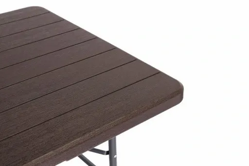 Zestaw mebli ogrodowych Modern Home tworzywo sztuczne clasic brązowy 3 el. zdjęcie 4