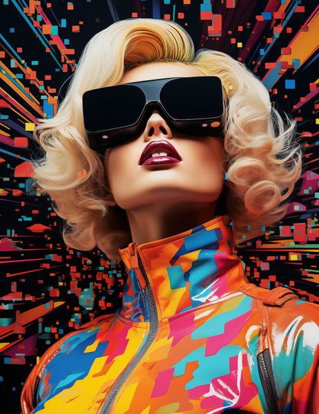 Plakat 50x65cm Retro Futuryzm zdjęcie 1